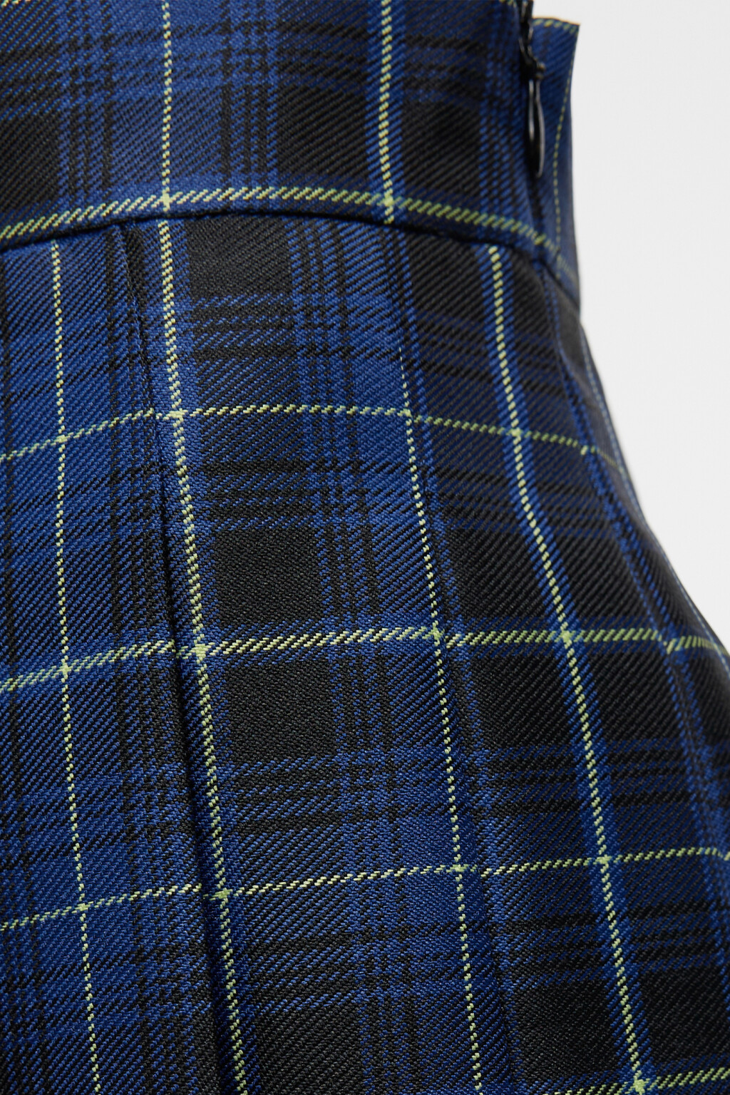 Юбка мини плиссированная клетчатая - цвет мультиколор - 5