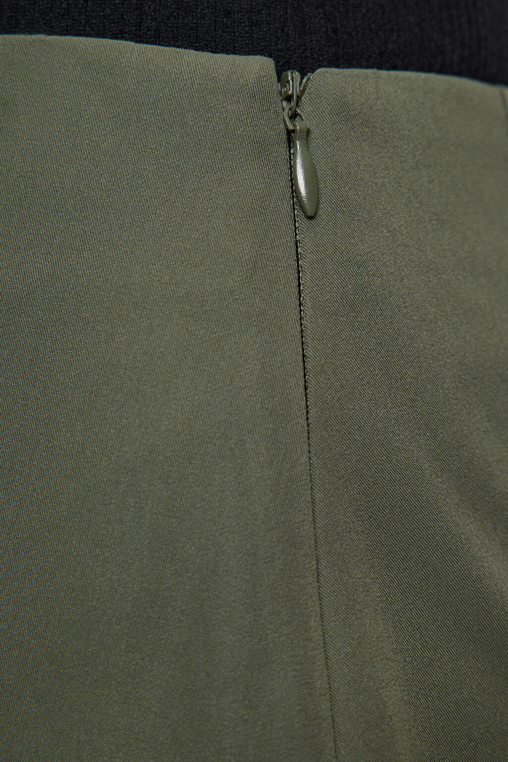 Юбка-карандаш мини облегающая с высокой посадкой - цвет зеленый - 6