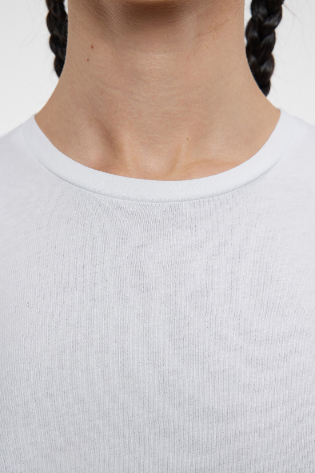 Футболка oversize хлопковая с принтом-надписью - цвет белый - 5