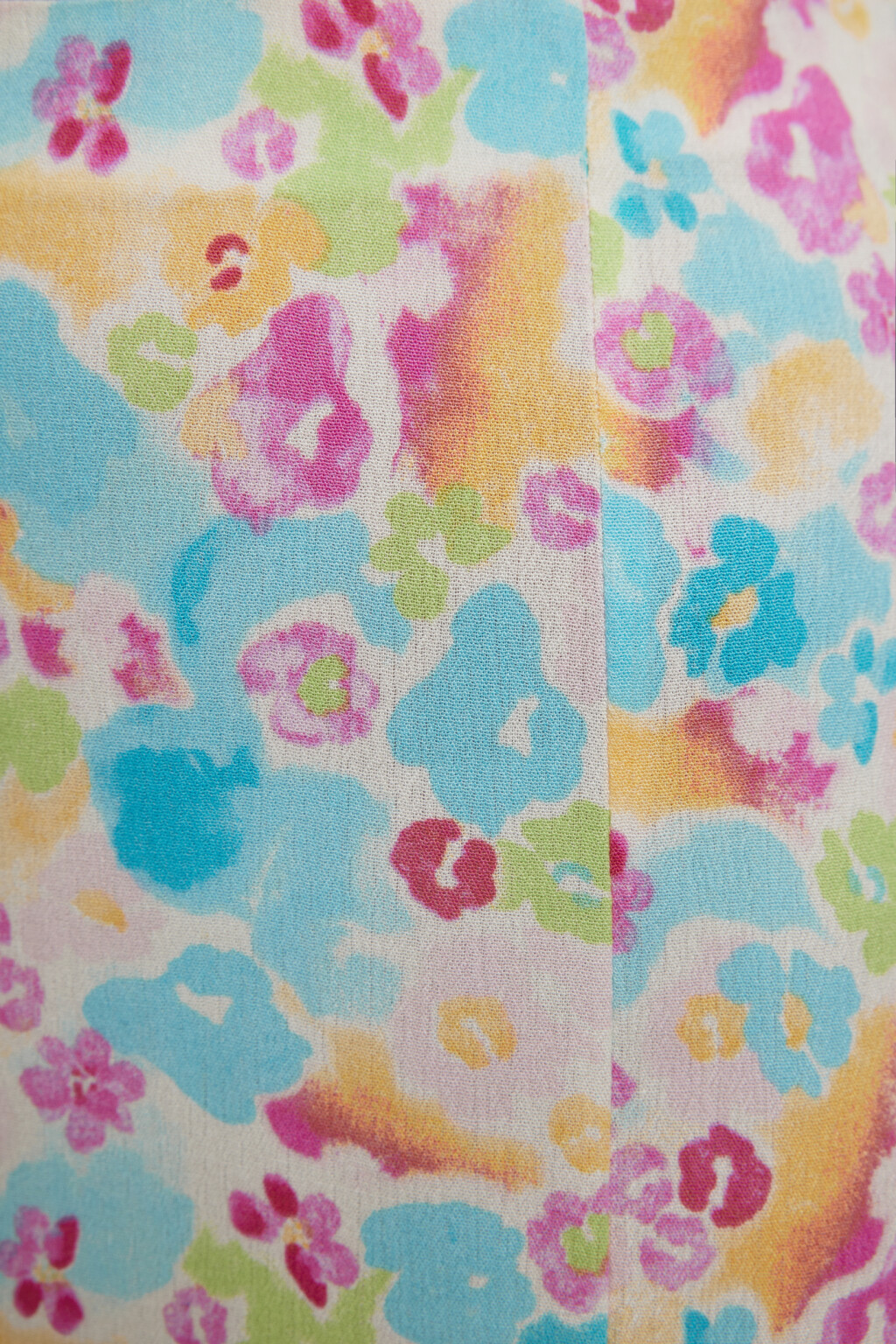 Юбка-карандаш мини вискозная с разрезом на бедре - цвет мультиколор - 5