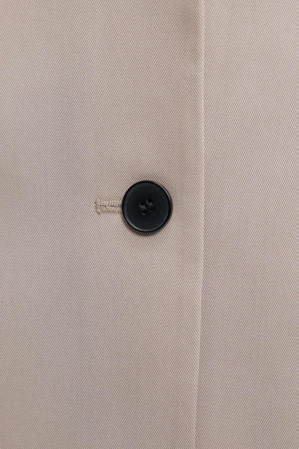 Жилет oversize удлиненный из костюмной ткани - цвет бежевый - 5