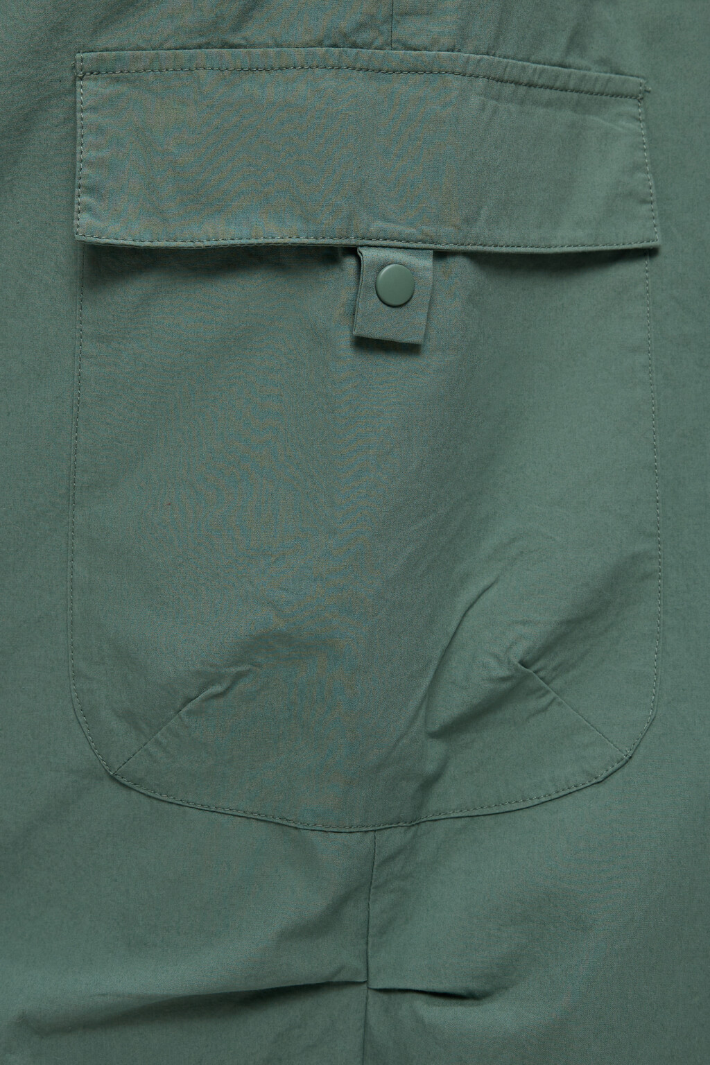 Юбка-парашют макси хлопковая с утяжками на поясе - цвет зеленый - 6