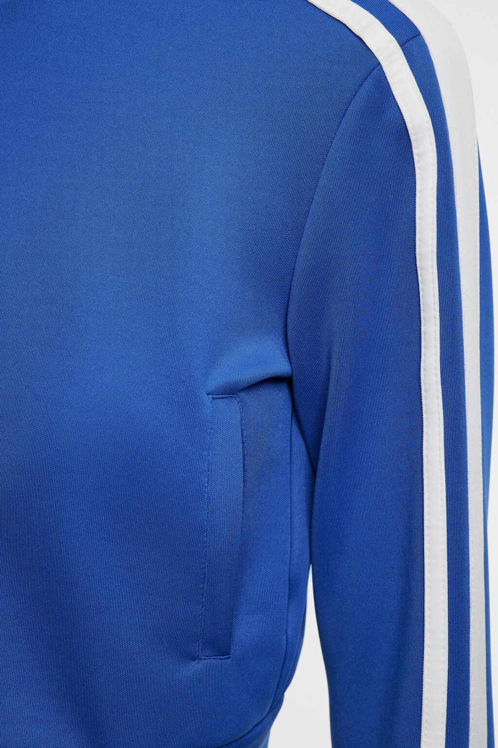 Куртка-олимпийка укороченная с лампасами - цвет синий - 6