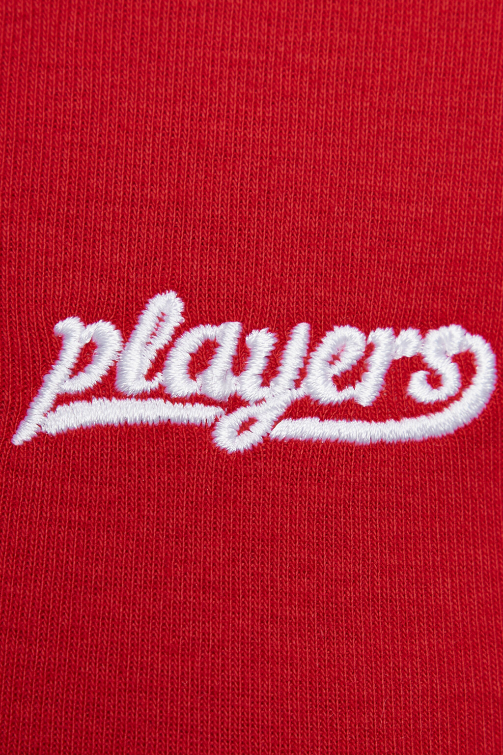 Футболка slim хлопковая облегающая с принтом-надписью - цвет красный - 6