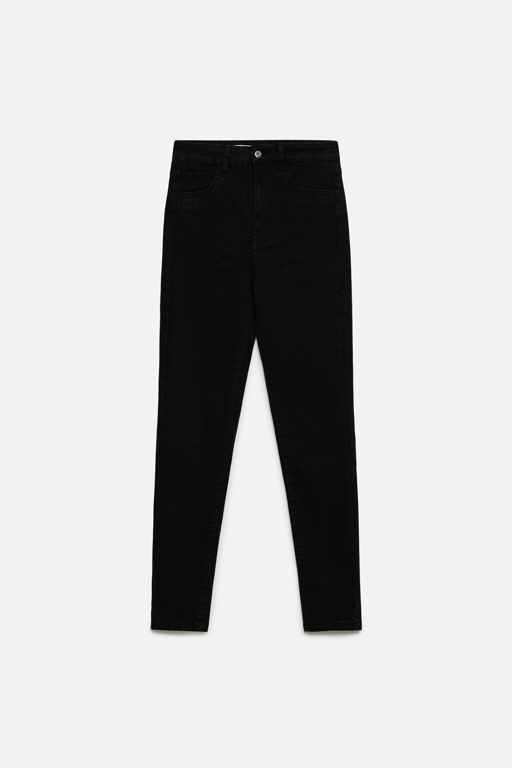 Джинсы skinny облегающие с высокой посадкой - цвет черный - 8