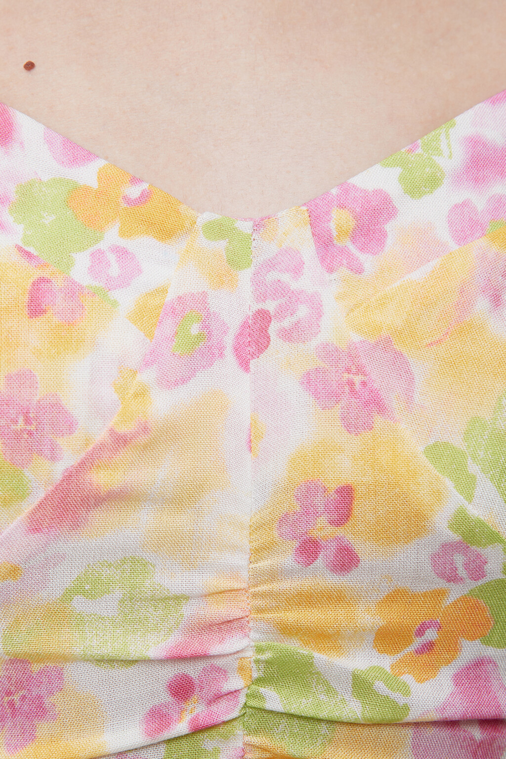 Сарафан миди вискозный с разрезом на бедре - цвет мультиколор - 6