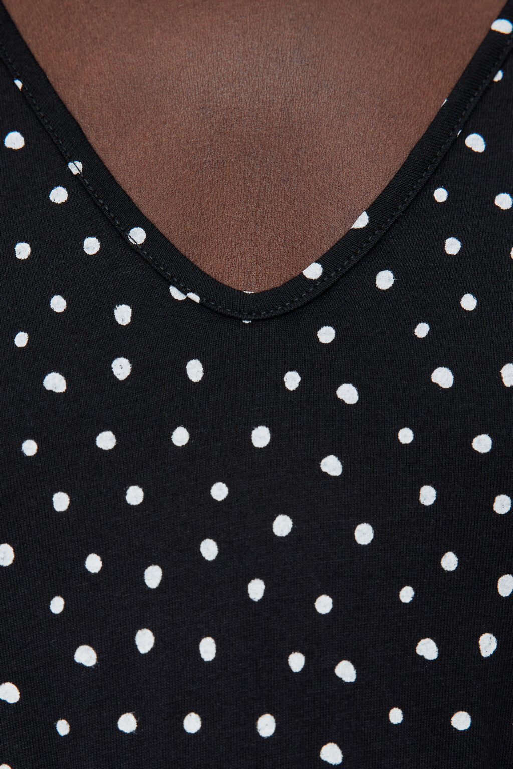 Платье миди хлопковое с рукавами-крылышками - цвет черный - 6