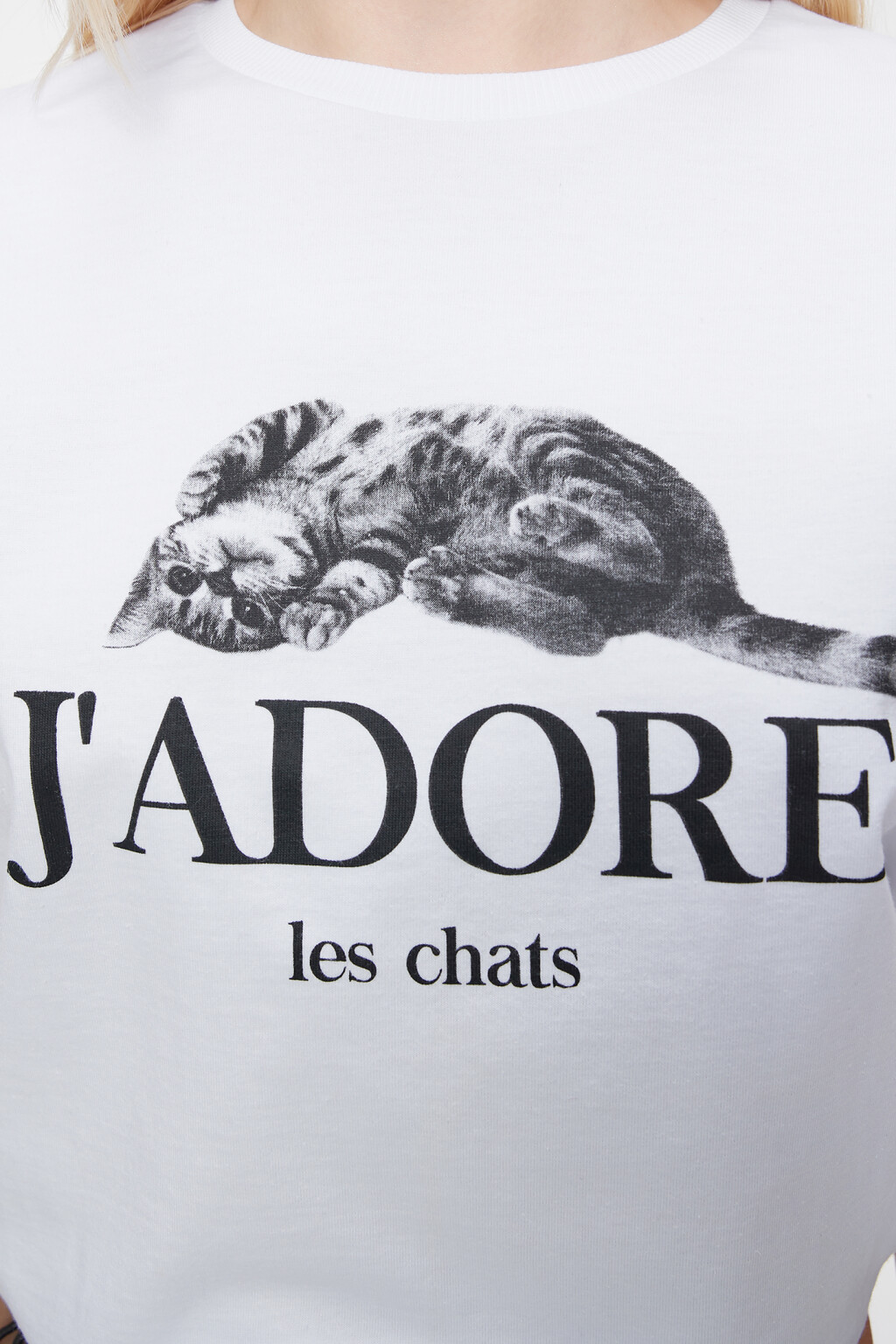 Футболка прямая хлопковая с милым принтом - цвет бежевый - 6