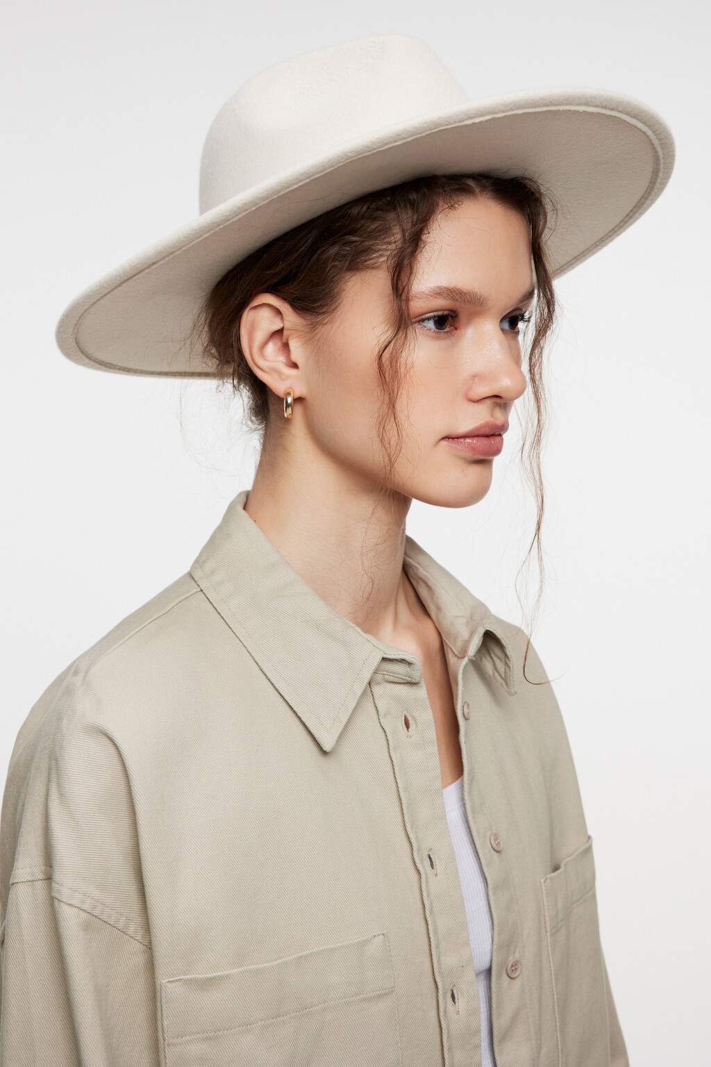 шляпа женская - цвет бежевый - 2