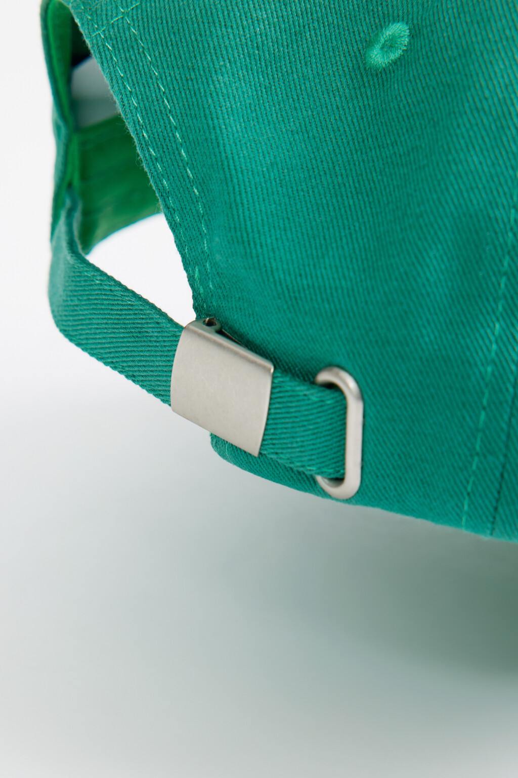 Бейсболка хлопковая с принтом-надписью - цвет зеленый - 4