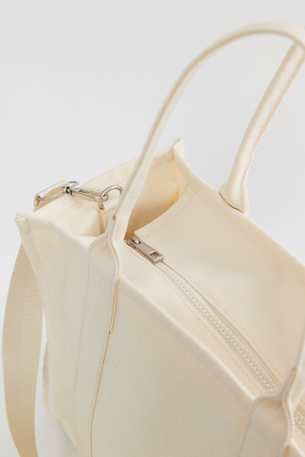 Сумка-тоут текстильная с широким ремнем через плечо - цвет зеленый - 3