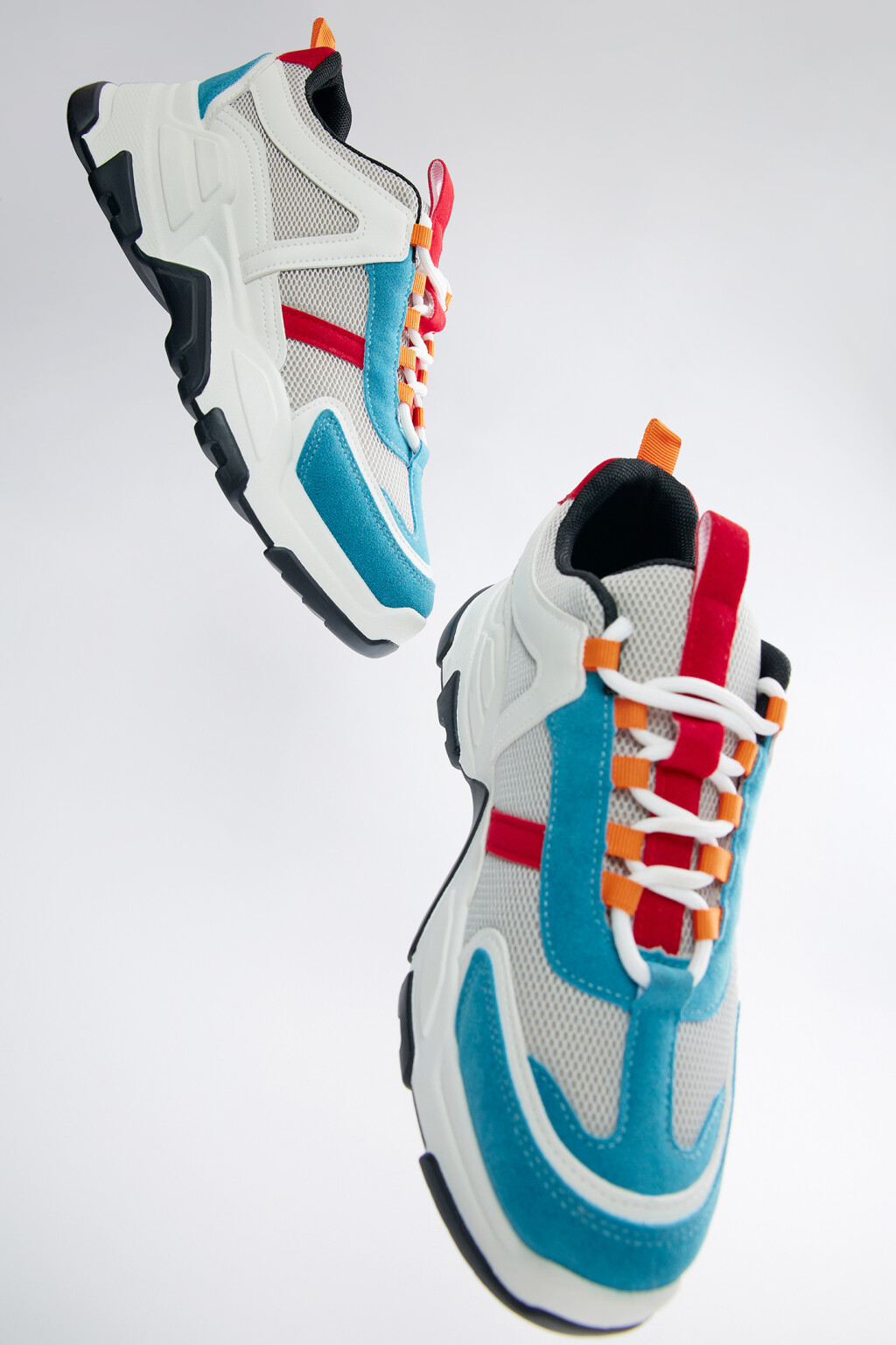 Кроссовки спортивные на высокой подошве - цвет мультиколор - 6