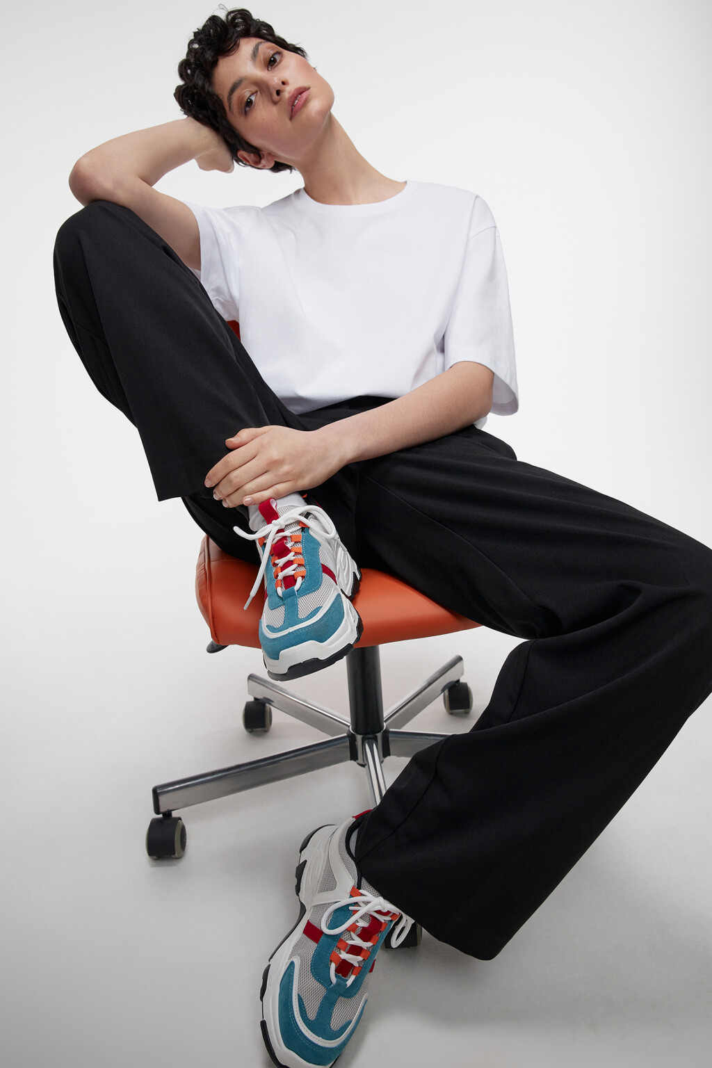 Кроссовки спортивные на высокой подошве - цвет мультиколор - 10