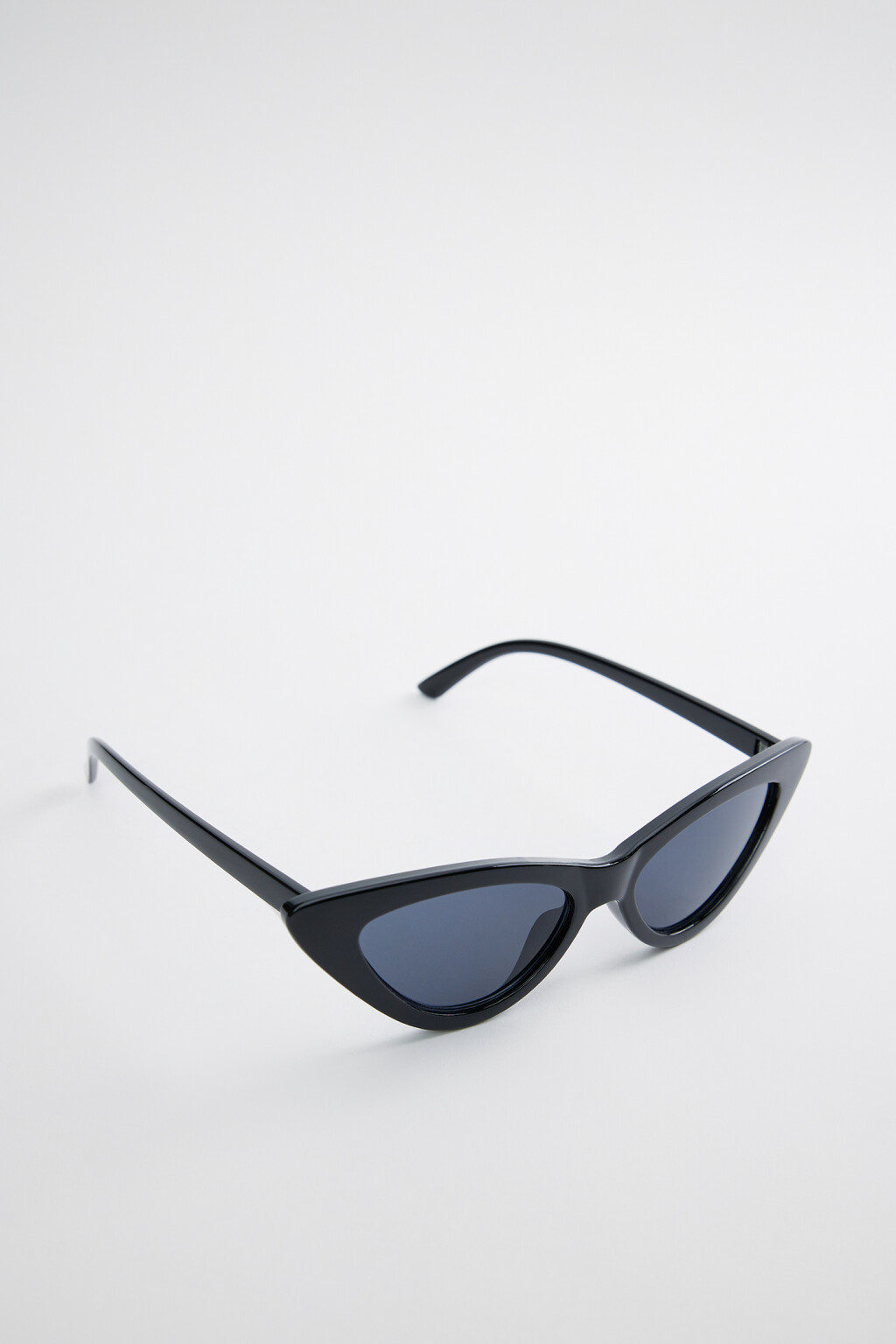 Очки солнцезащитные в форме кошачьего глаза - цвет черный - 3