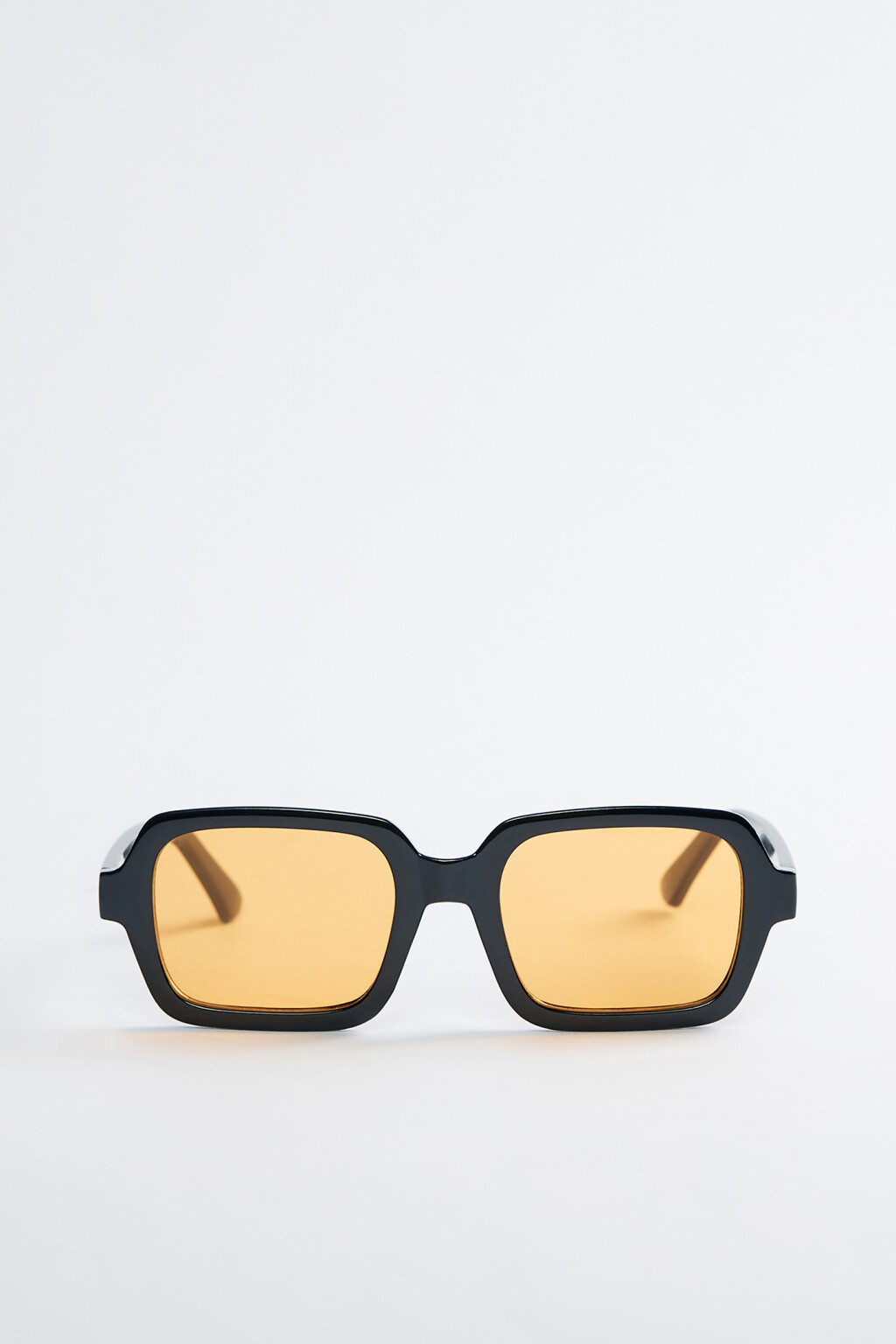 Очки солнцезащитные прямоугольные с цветными линзами - цвет оранжевый - 1