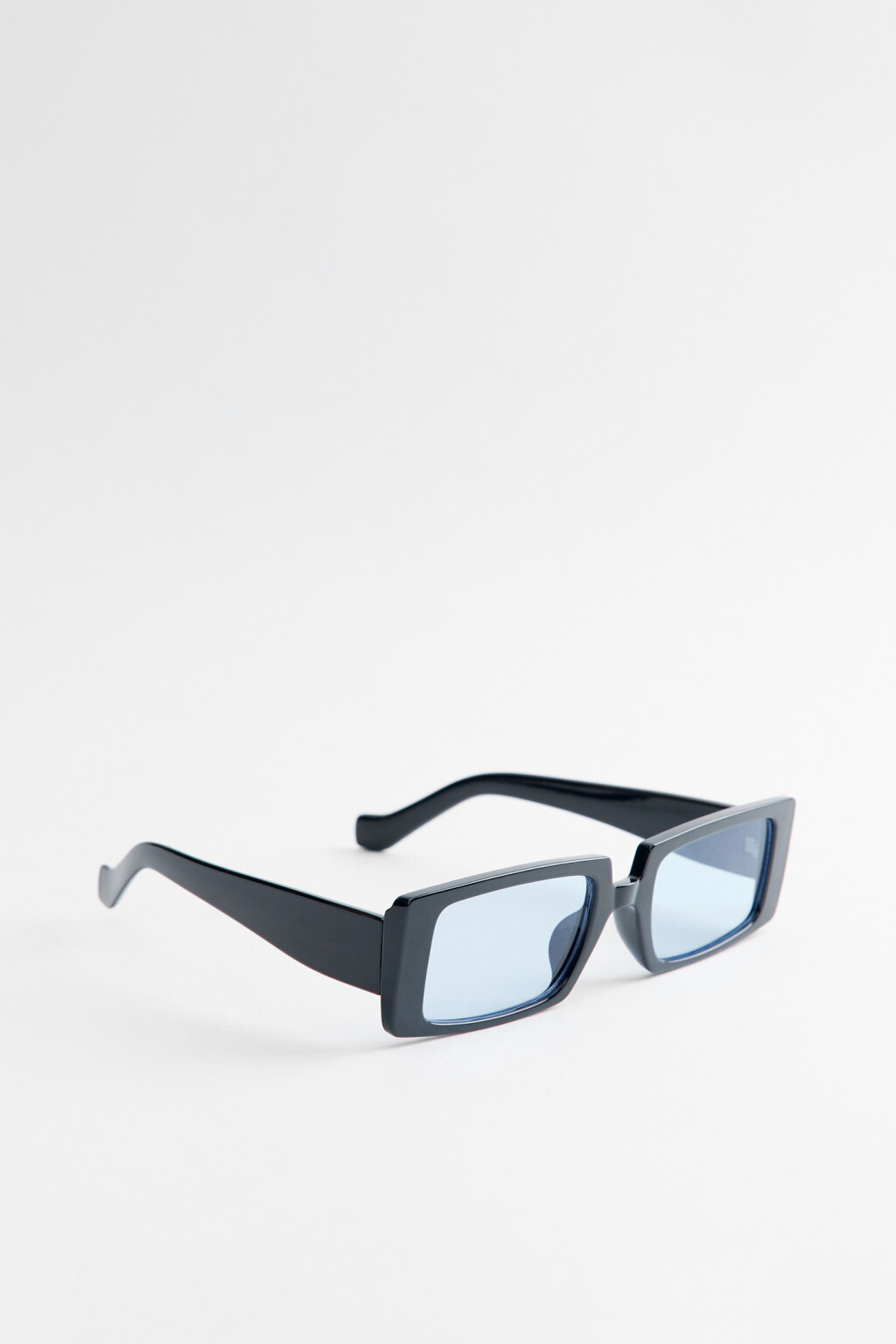 Очки солнцезащитные прямоугольные с цветными линзами - цвет голубой - 2