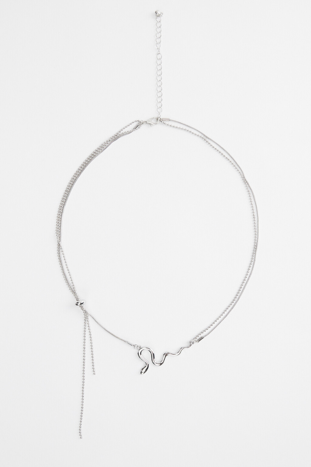 Шейное украшение женское - цвет серый - 1