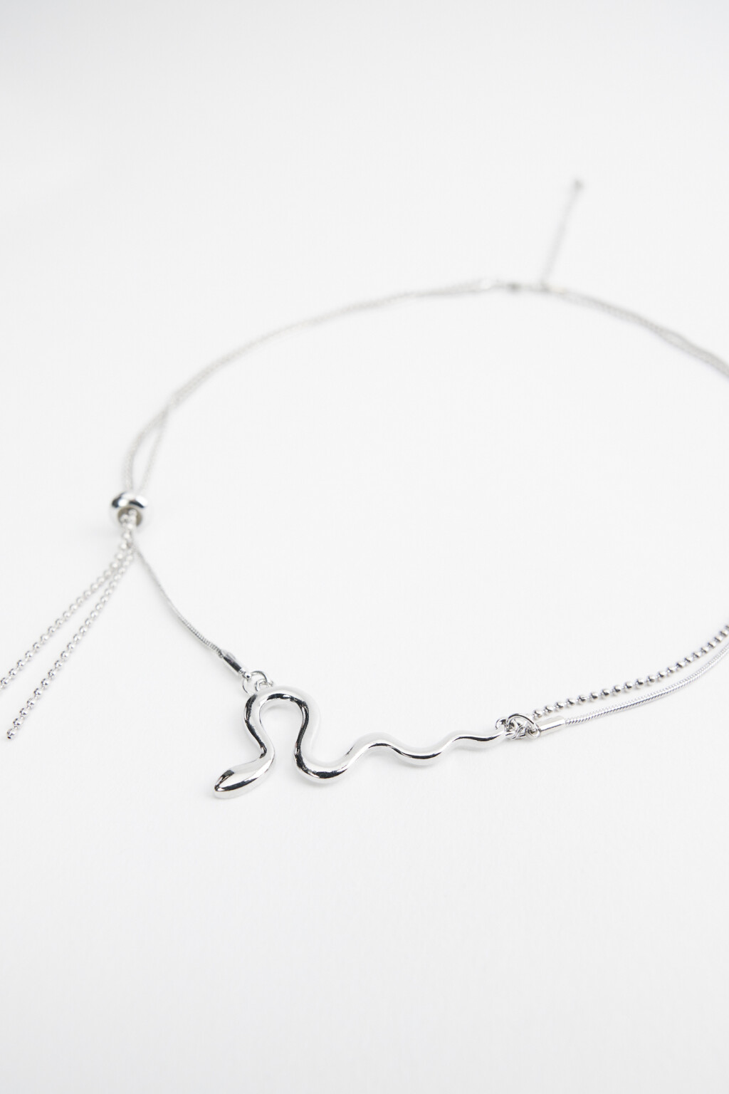 Шейное украшение женское - цвет серый - 2