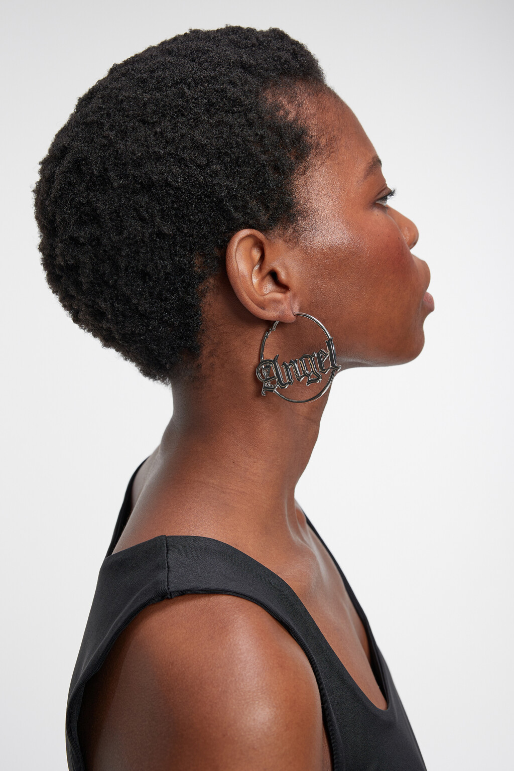 серьги женские - цвет серый - 1