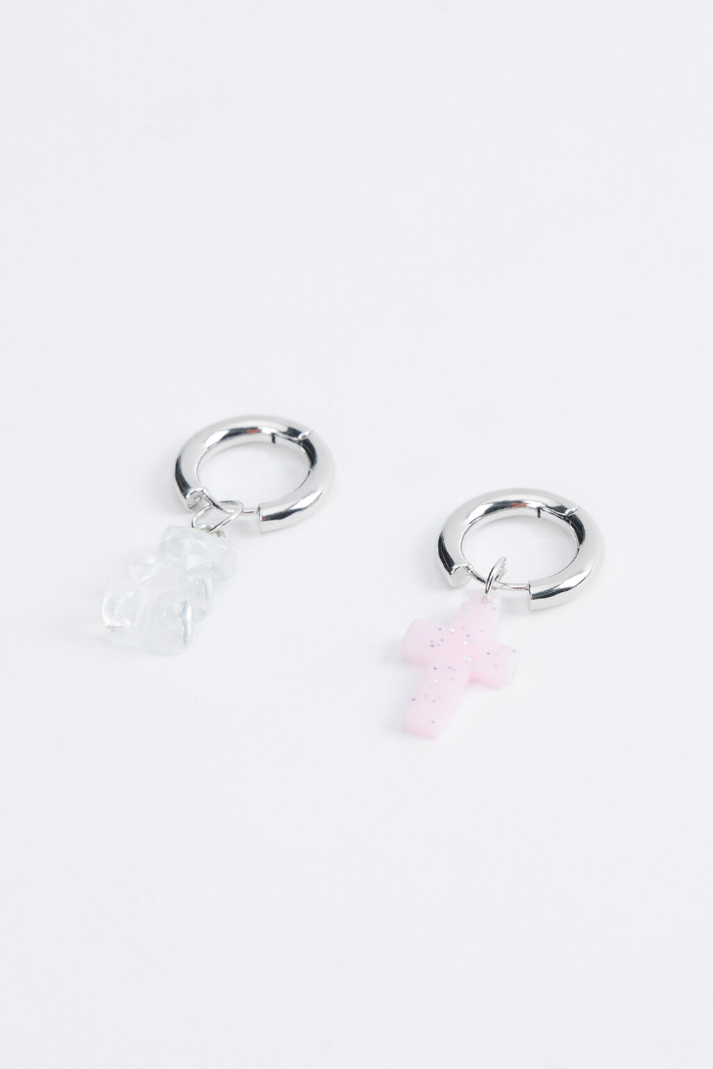 серьги женские - цвет серый - 2