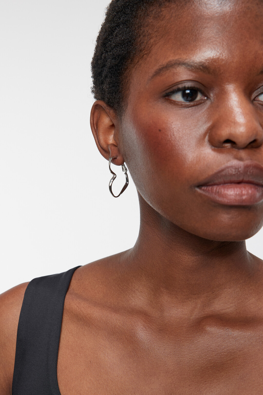 серьги женские - цвет серый - 3