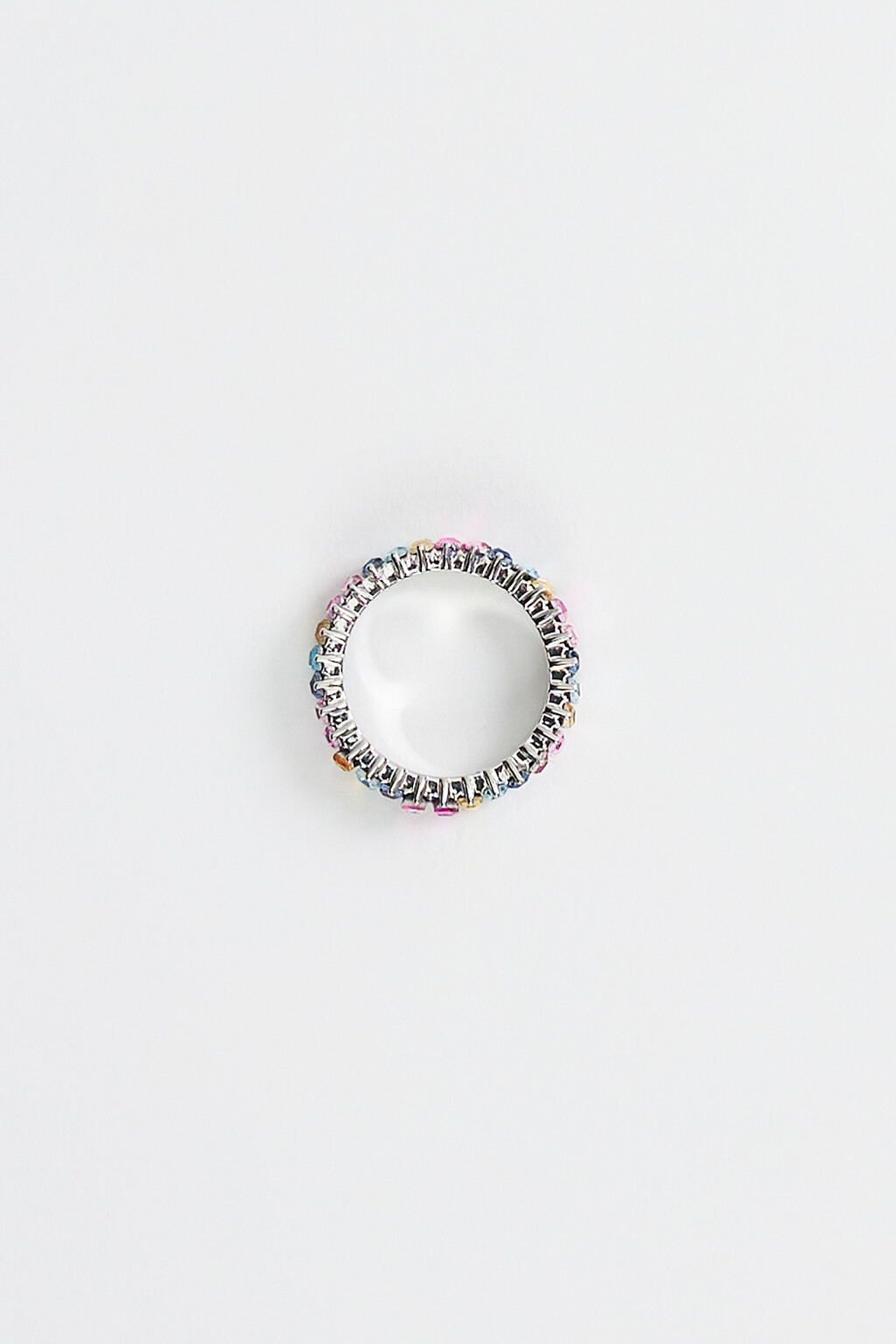 кольцо женское - цвет мультиколор - 1