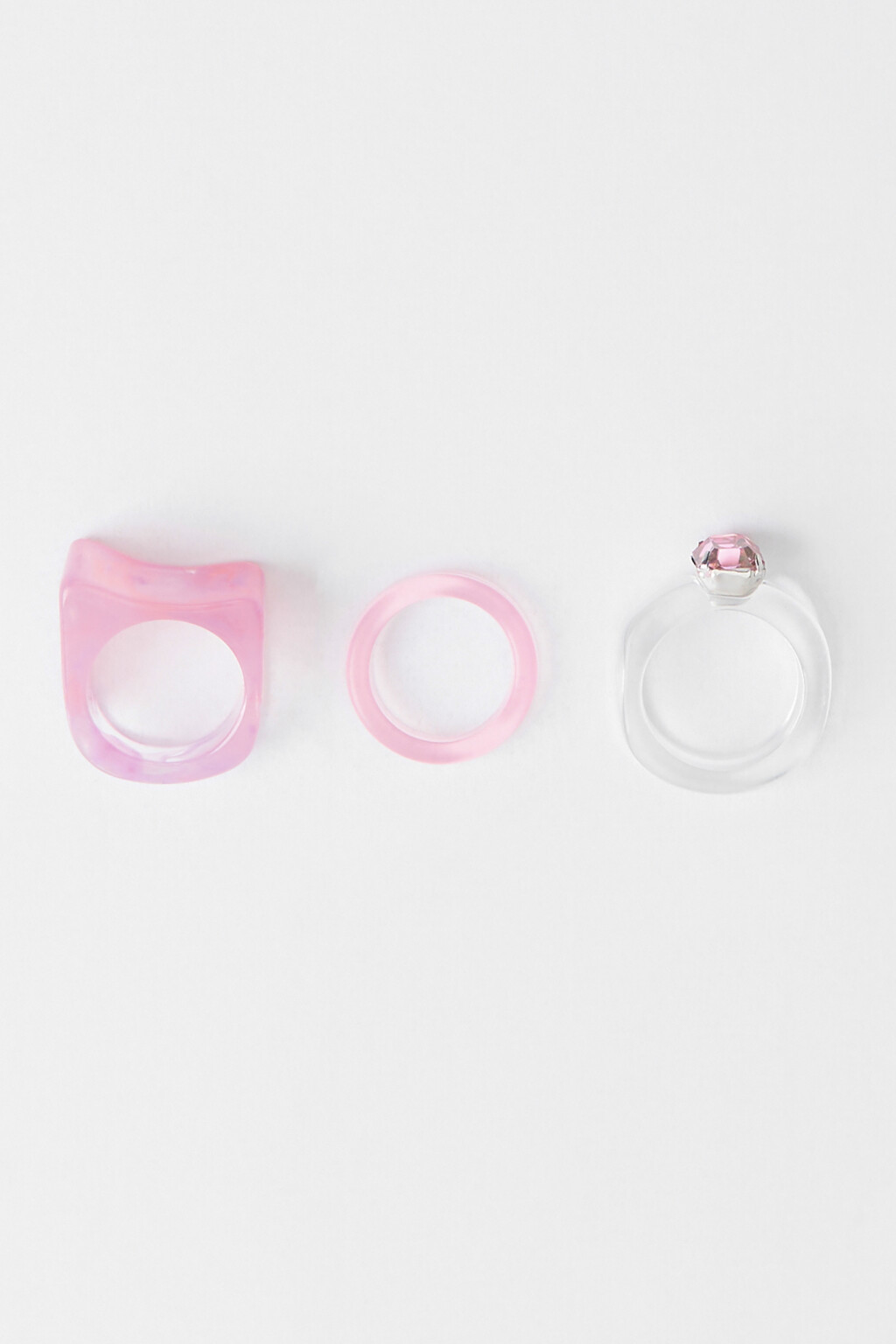 набор колец женский - цвет мультиколор - 1