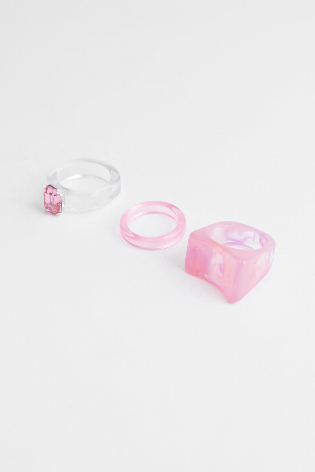 набор колец женский - цвет мультиколор - 2