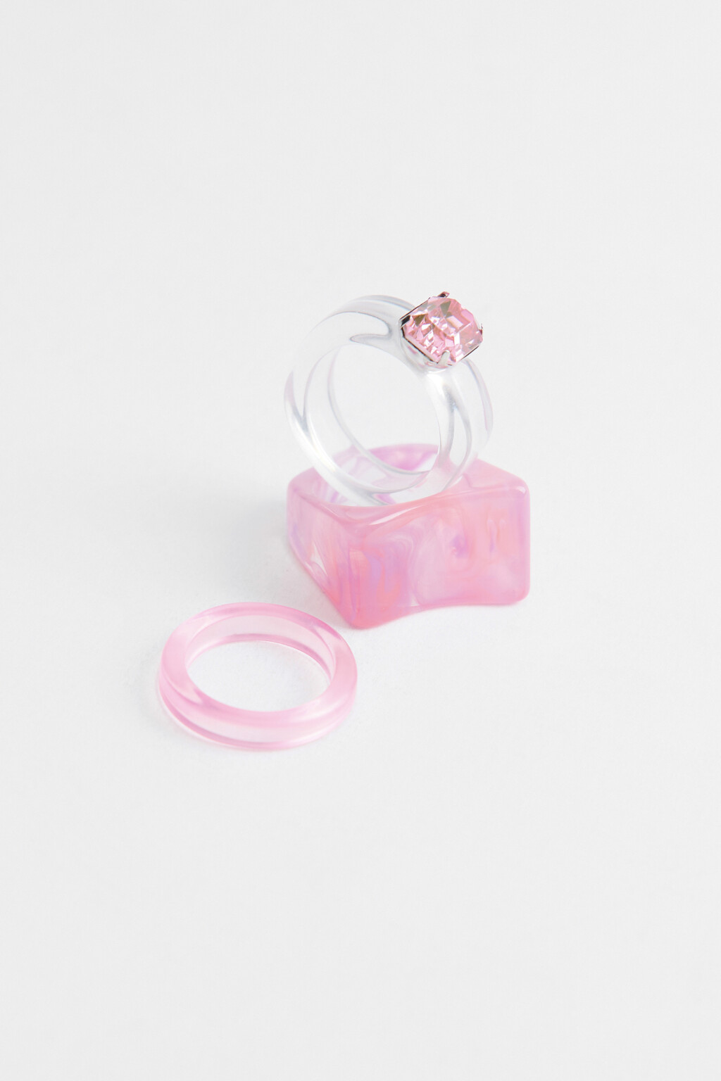 набор колец женский - цвет мультиколор - 3