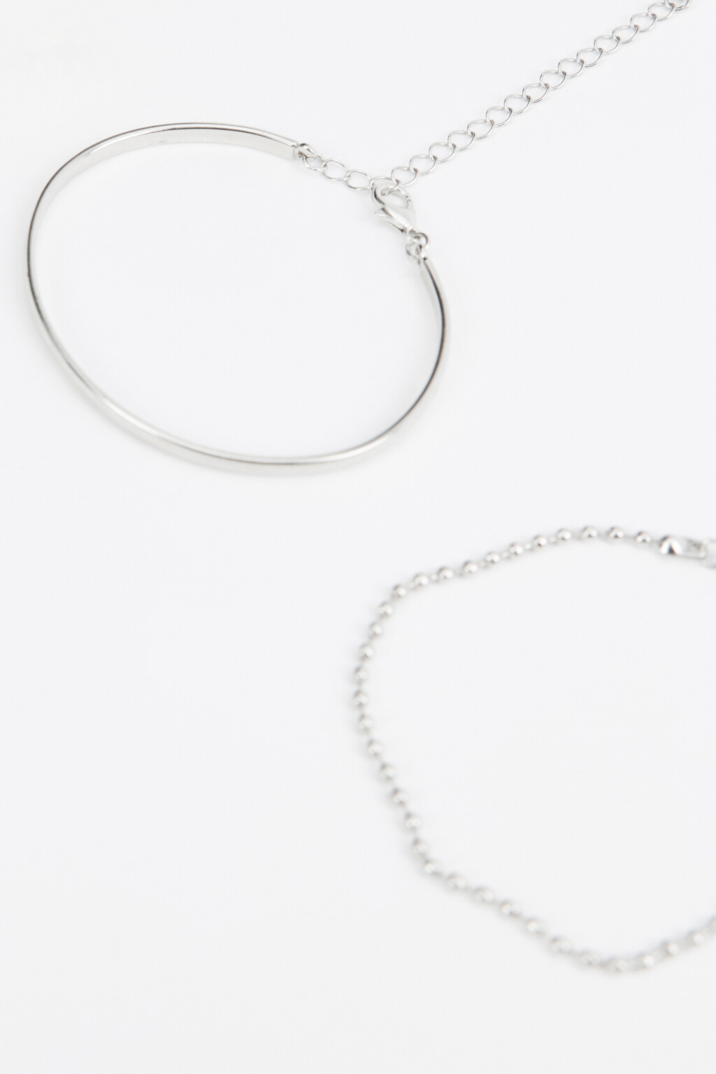 набор браслетов женский - цвет серый - 2