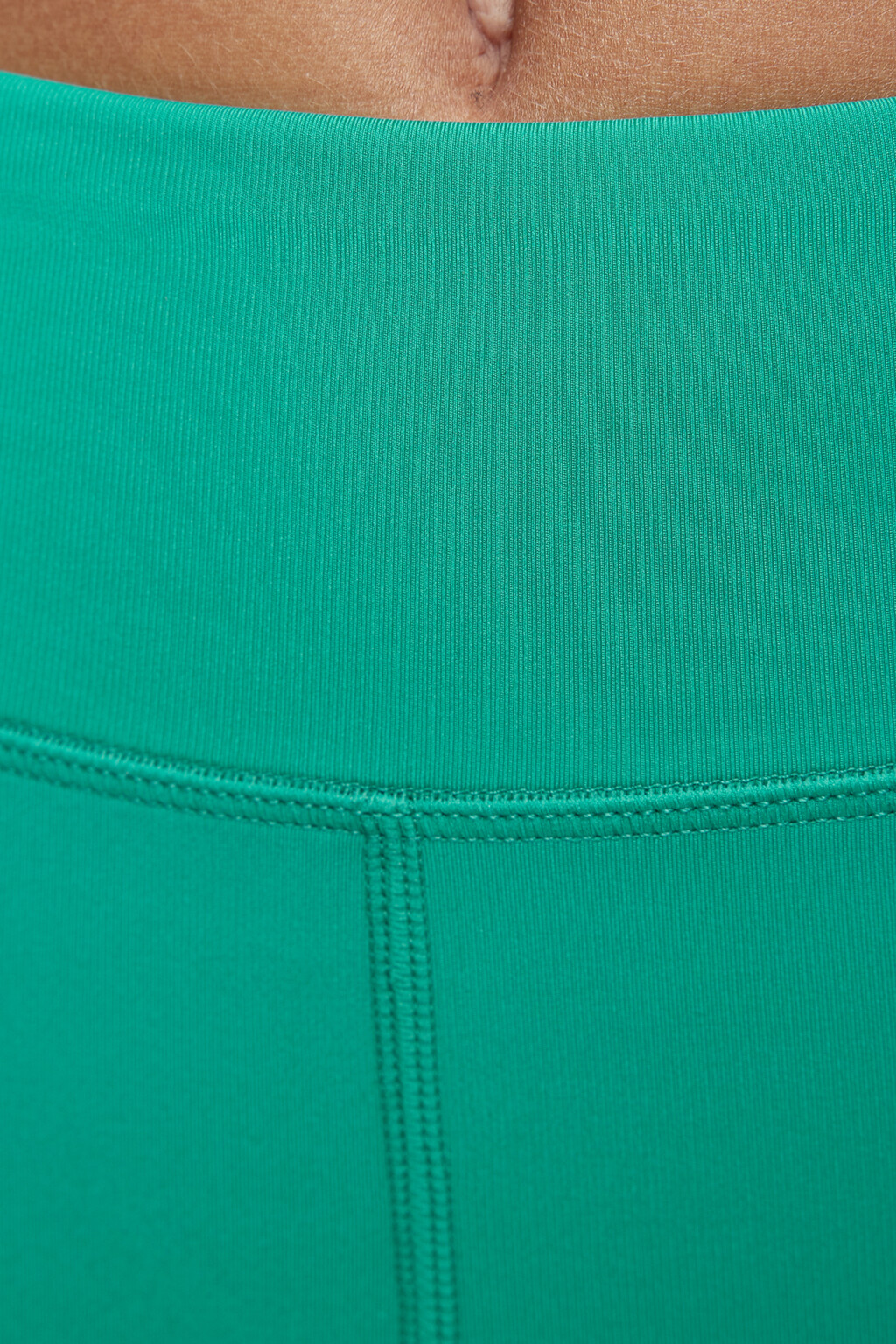 Шорты-велосипедки спортивные с сетчатыми вставками - цвет зеленый - 5