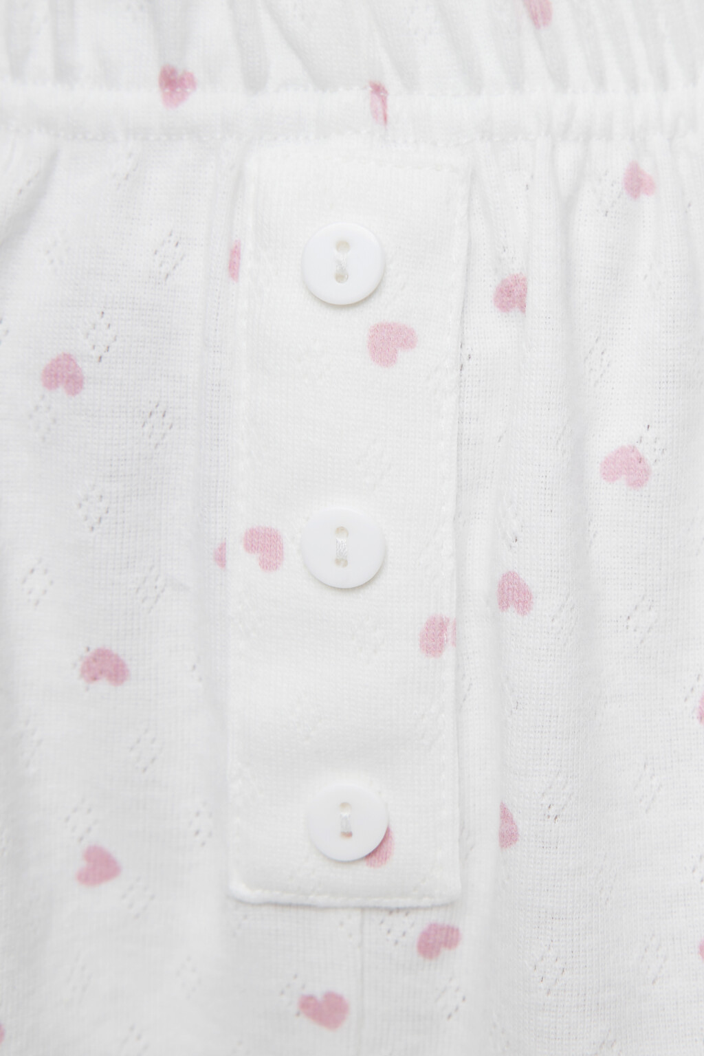 Шорты А-силуэта мини домашние с волнистыми краями - цвет розовый - 5