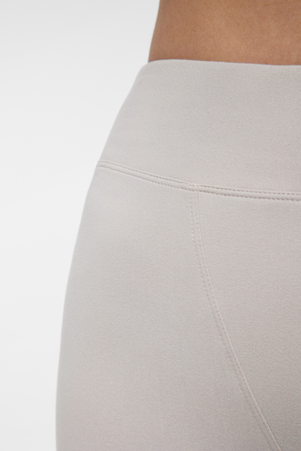 Шорты-велосипедки спортивные с высокой посадкой - цвет коричневый - 5