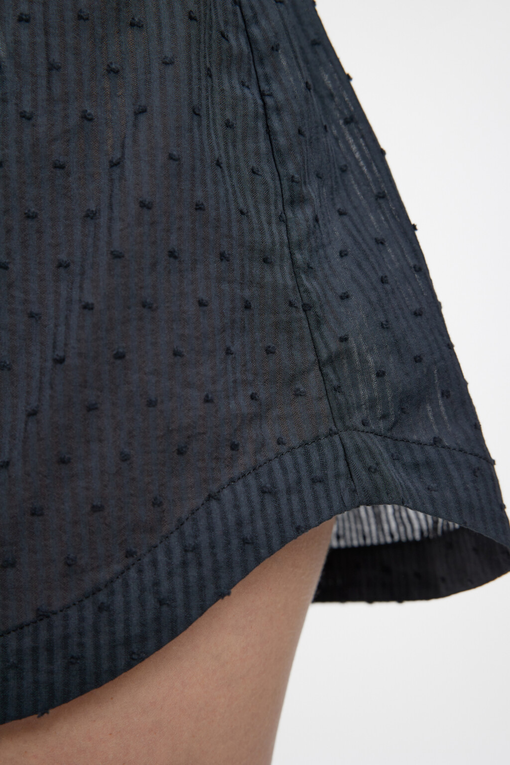 Шорты-трусики домашние хлопковые со средней посадкой - цвет черный - 5