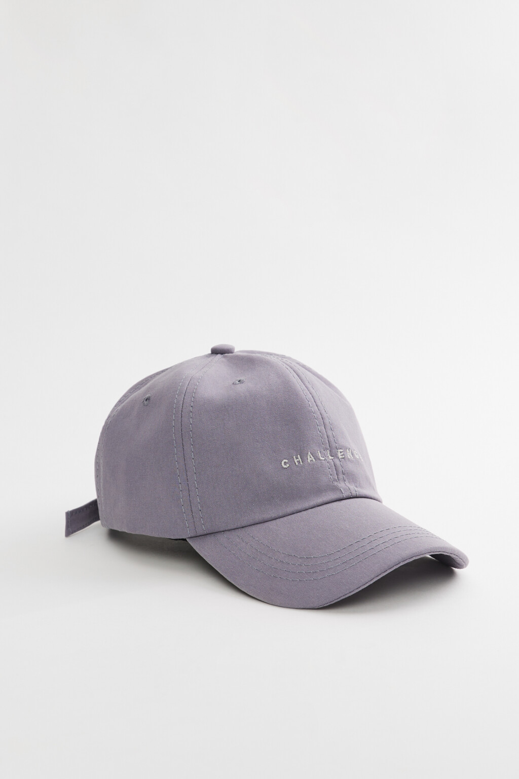 Бейсболка хлопковая с принтом-надписью - цвет коричневый - 2