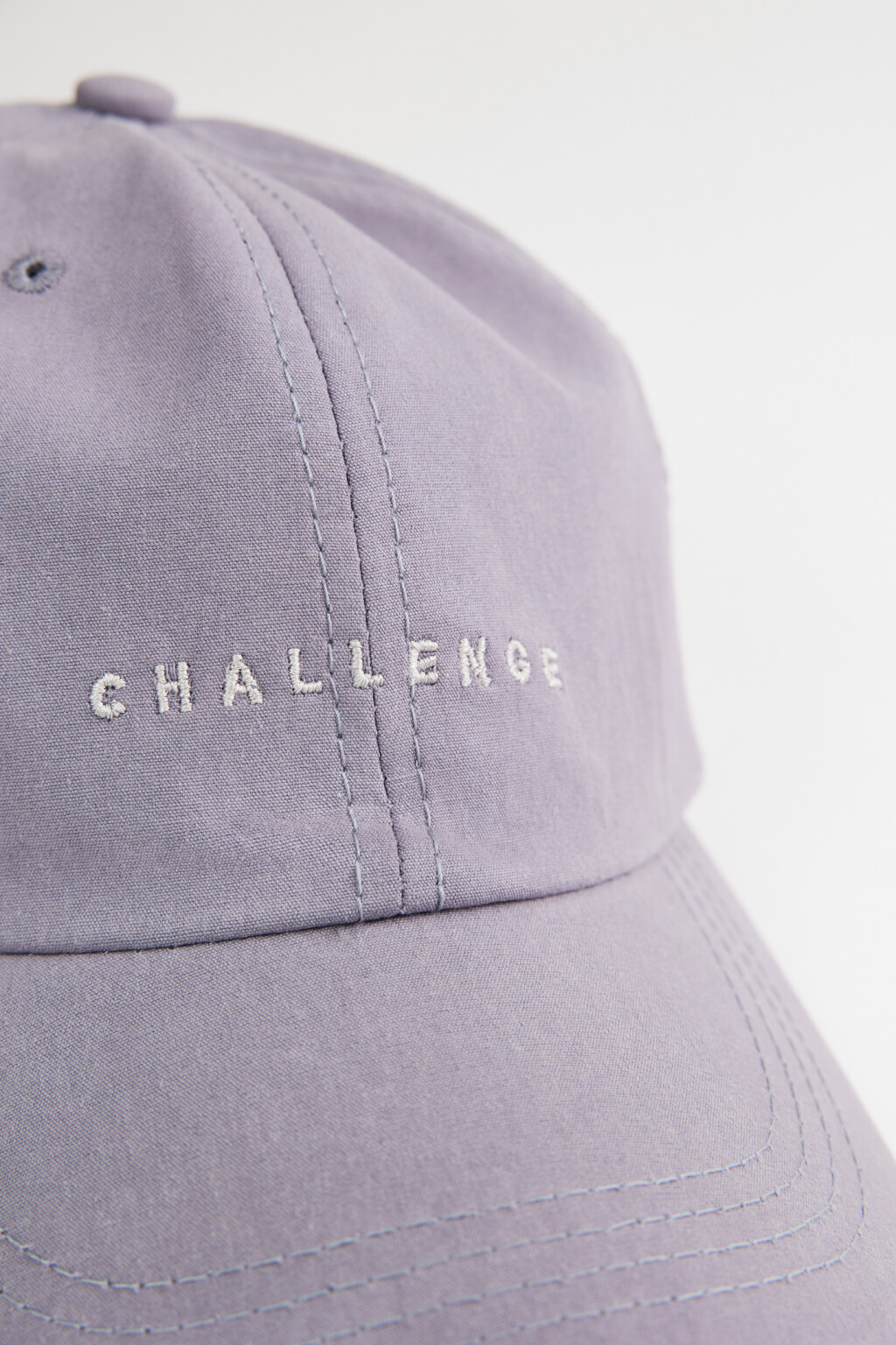 Бейсболка хлопковая с принтом-надписью - цвет коричневый - 3