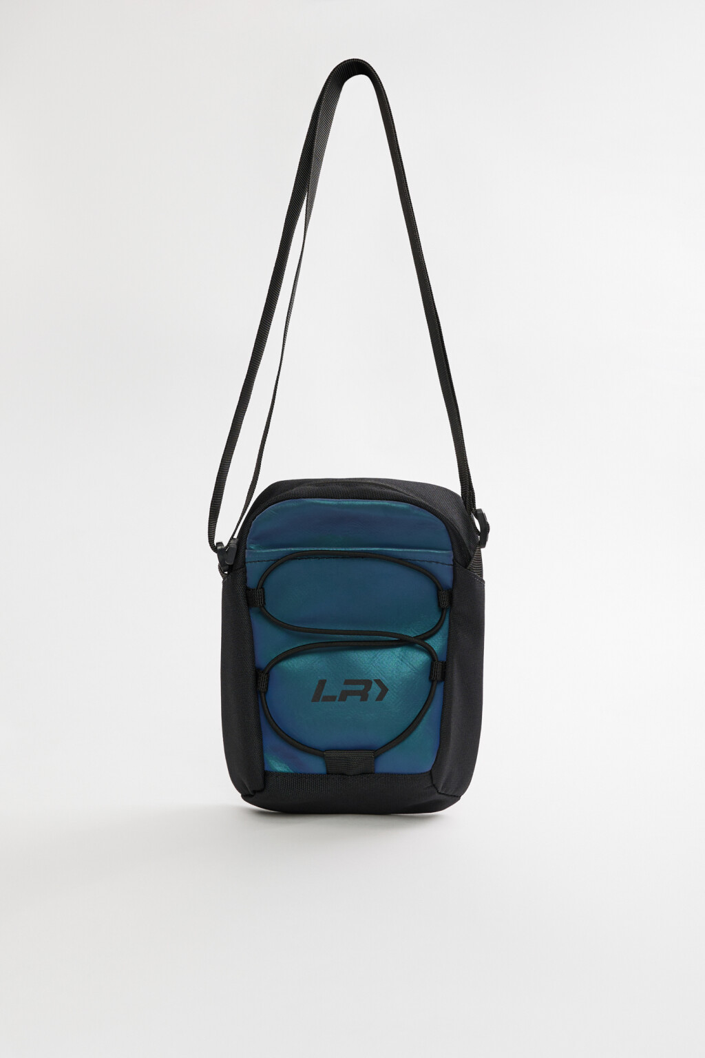Сумка-кроссбоди на плечо текстильная - цвет синий - 1