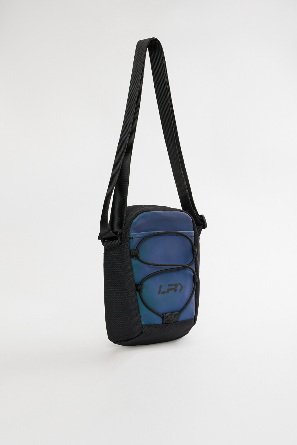 Сумка-кроссбоди на плечо текстильная - цвет синий - 2