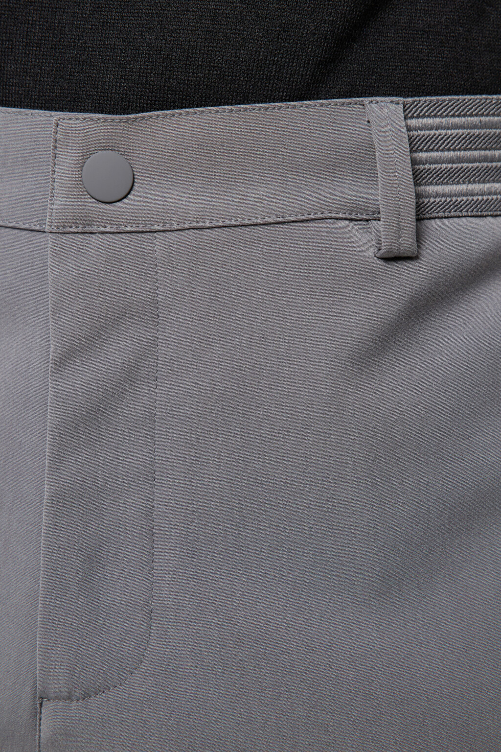 Брюки прямые костюмные со средней посадкой - цвет серый - 5