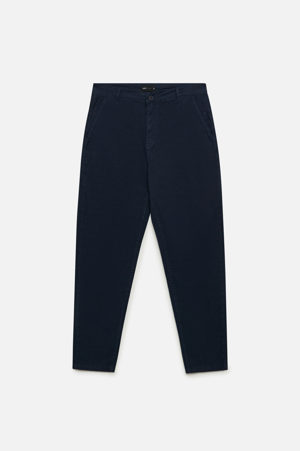 Брюки чинос хлопковые со средней посадкой - цвет синий - 8