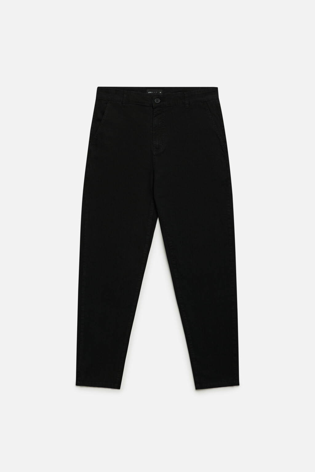 Брюки чинос хлопковые со средней посадкой - цвет черный - 9