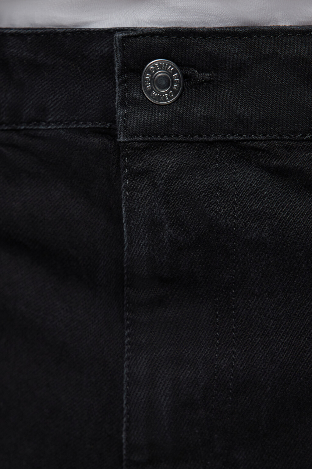 Шорты slim джинсовые короткие со средней посадкой - цвет черный - 6