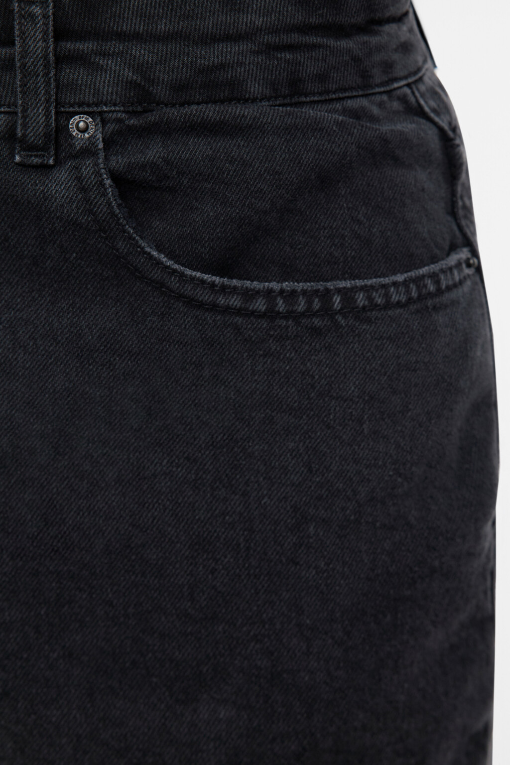 Шорты джинсовые прямые с обрезанными краями - цвет серый - 6