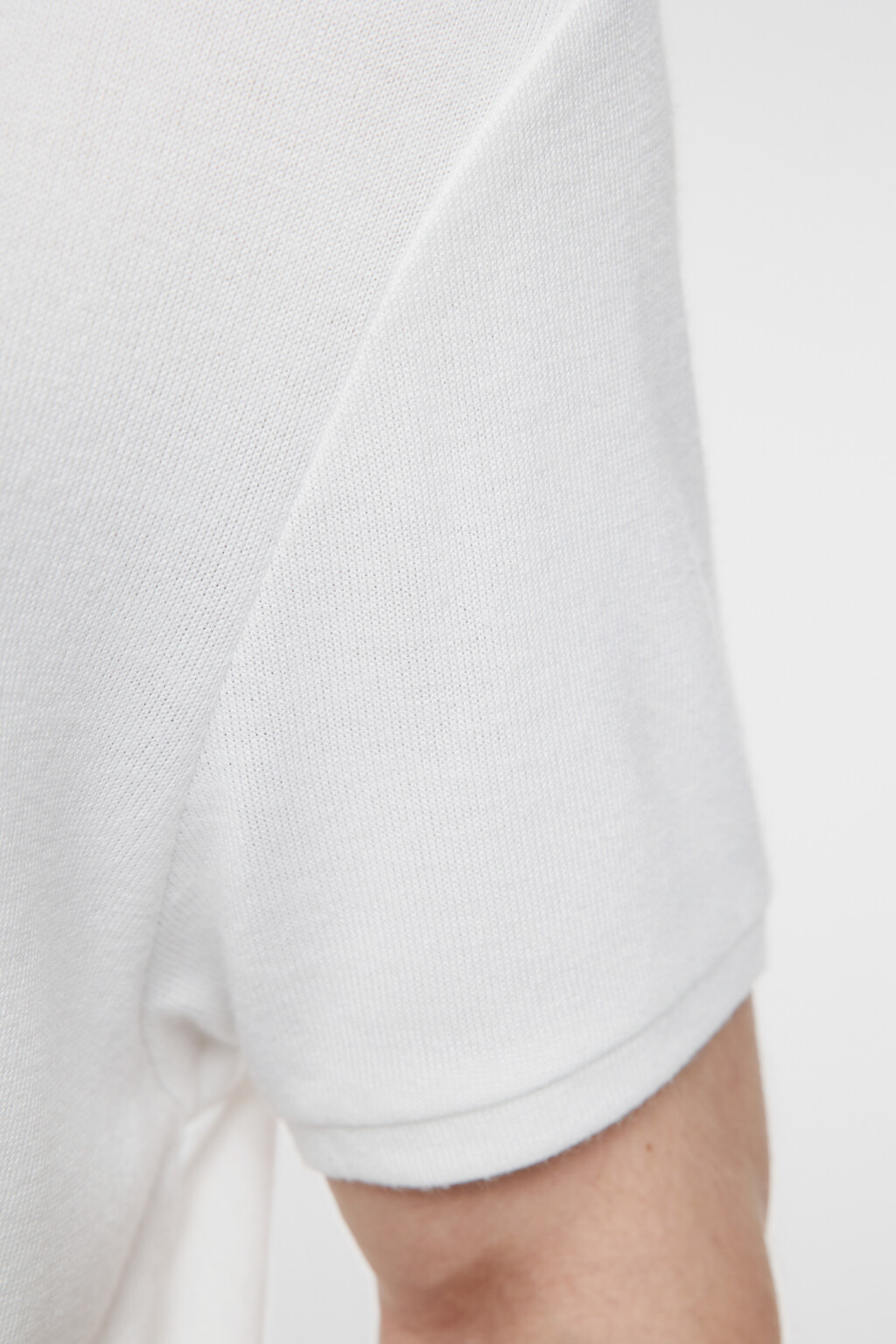 Футболка regular fit спортивная однотонная - цвет белый - 5