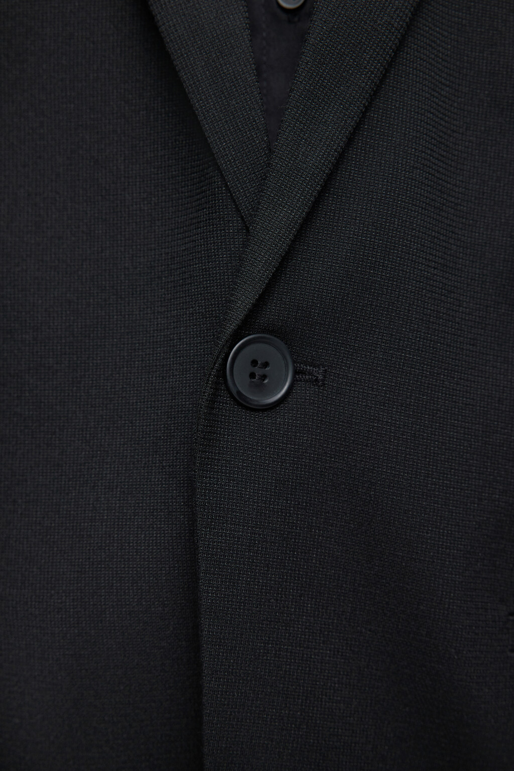 Пиджак slim fit однобортный из костюмной ткани - цвет черный - 6