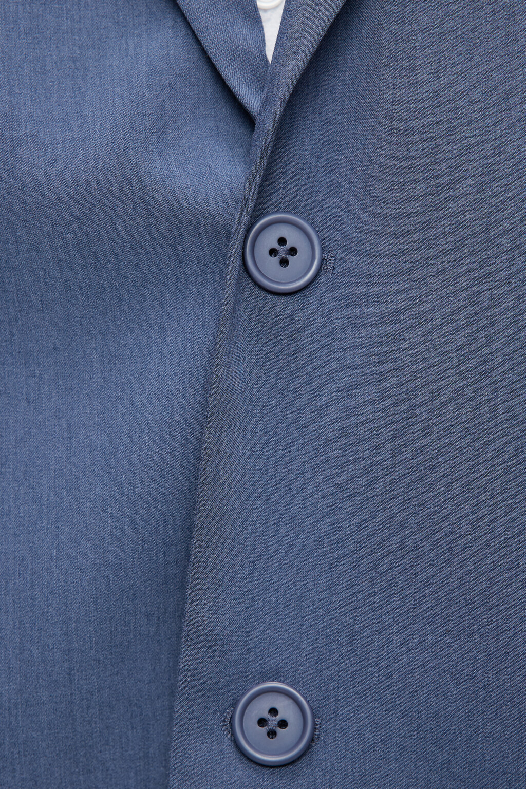 Пиджак прямой однобортный из костюмной ткани - цвет синий - 6