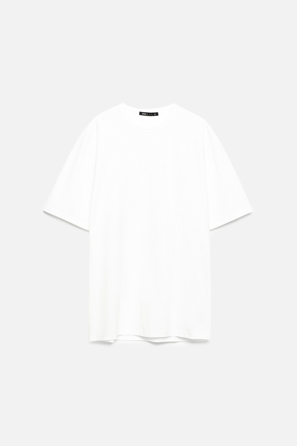 Футболка прямая хлопковая в базовых цветах - цвет белый - 6