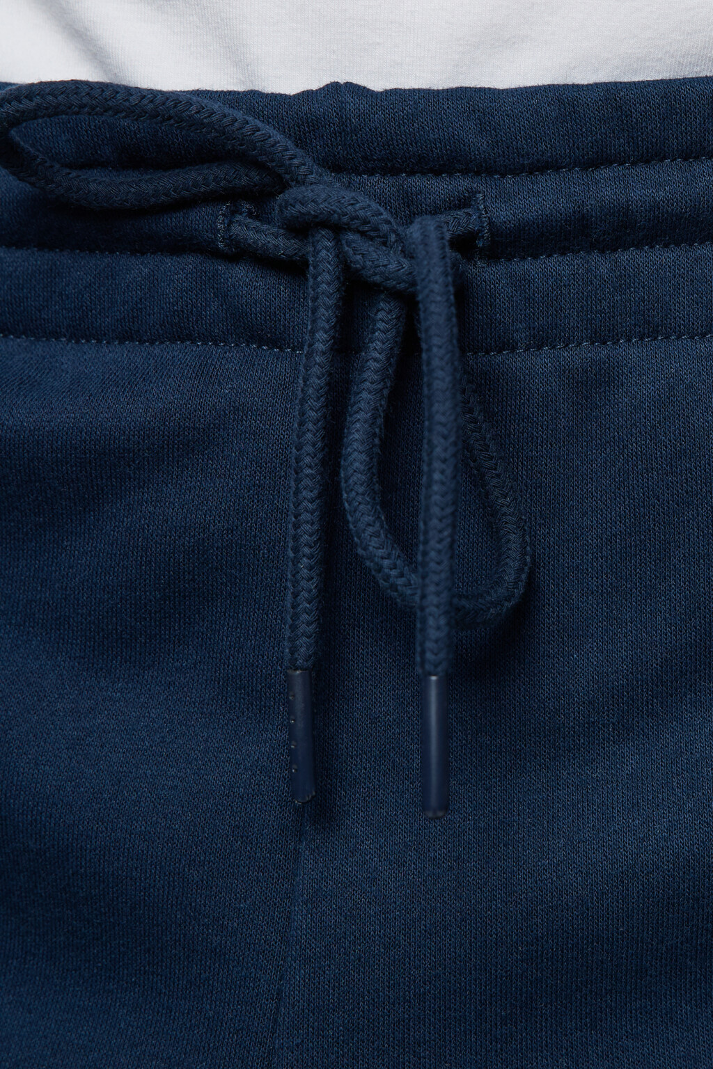 Брюки-джоггеры хлопковые с поясом на завязках - цвет синий - 5