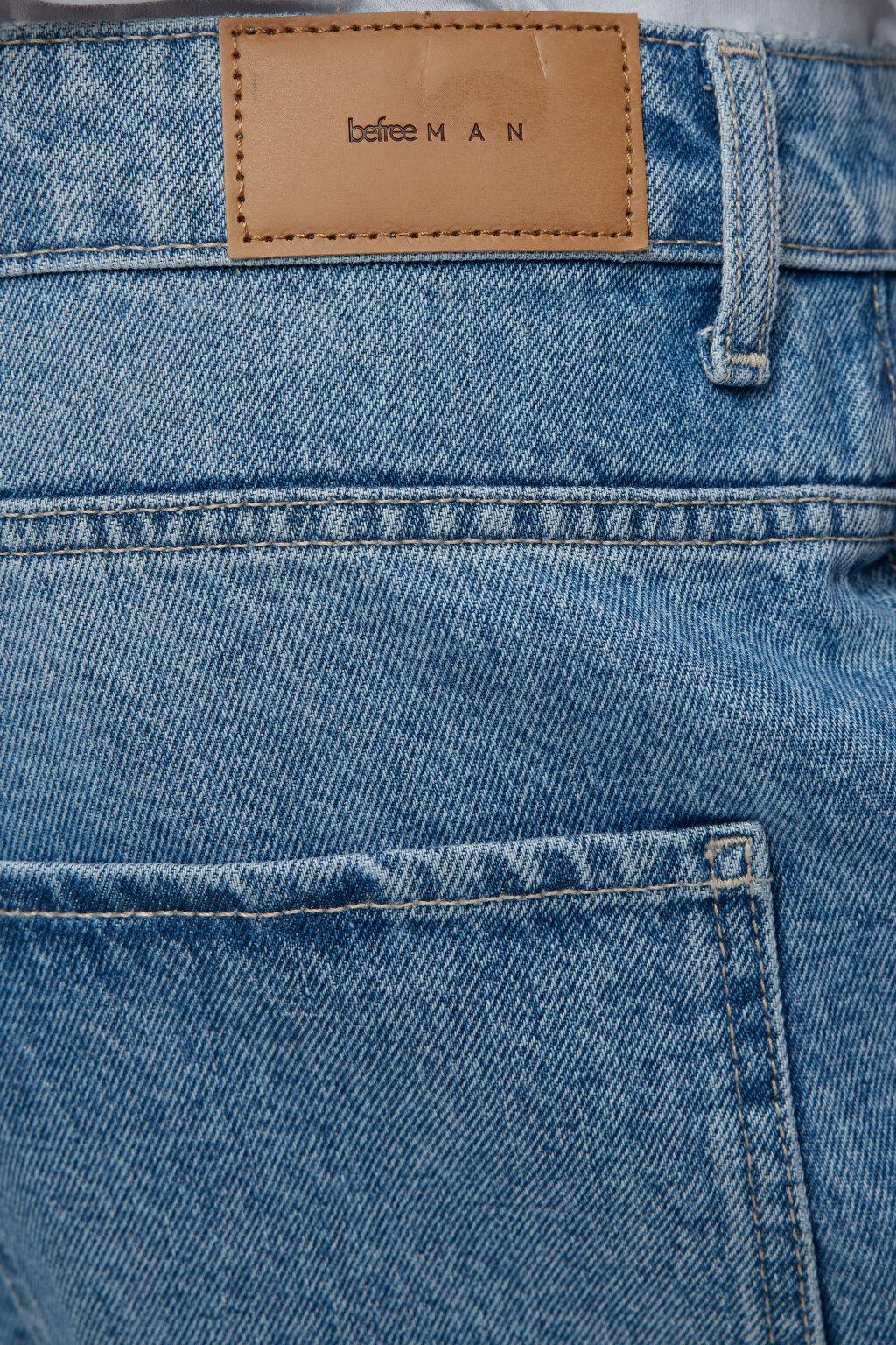 Джинсы wide leg широкие с вареным эффектом - цвет голубой - 7