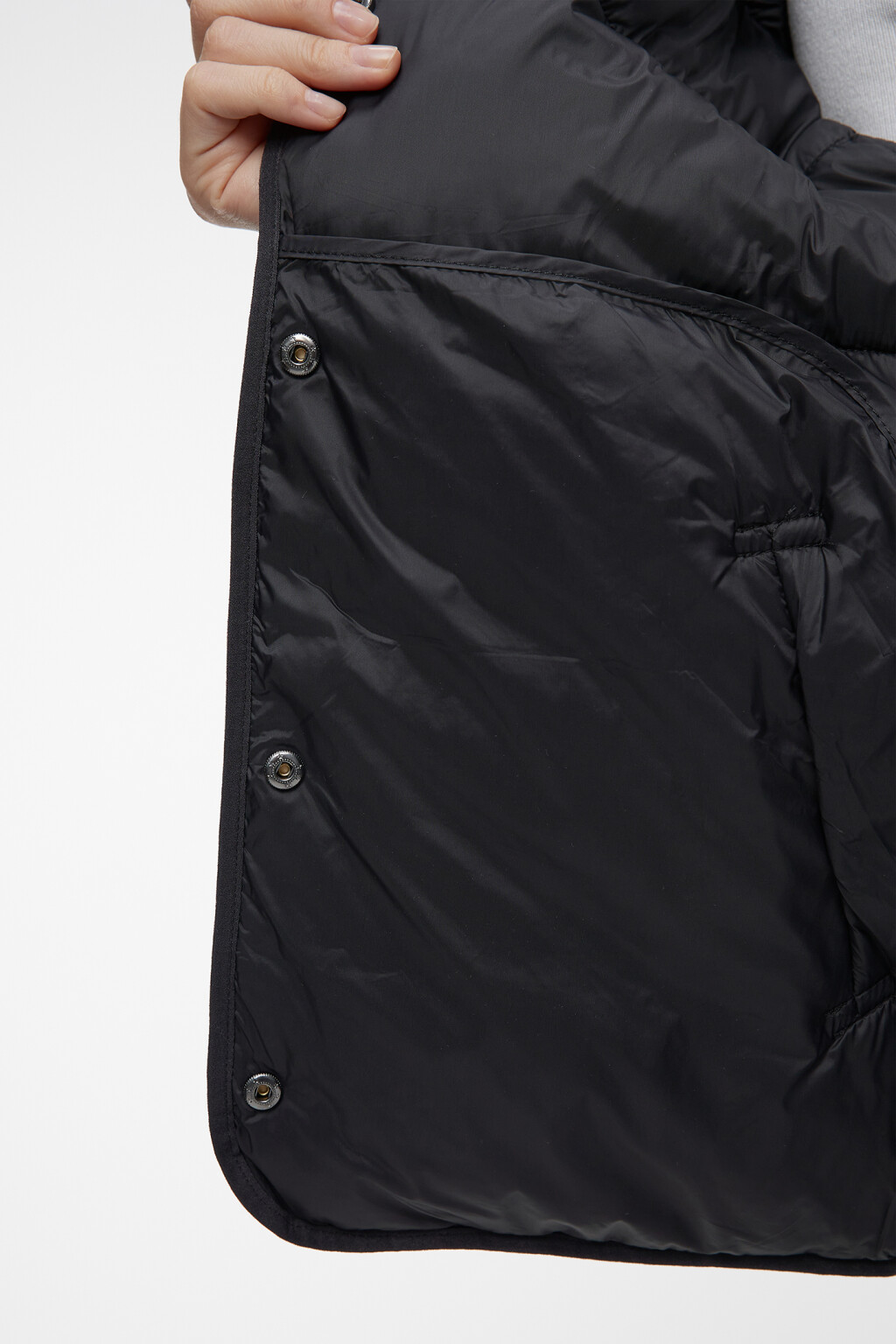 Куртка-рубашка стеганая ультралегкая без воротника - цвет черный - 7